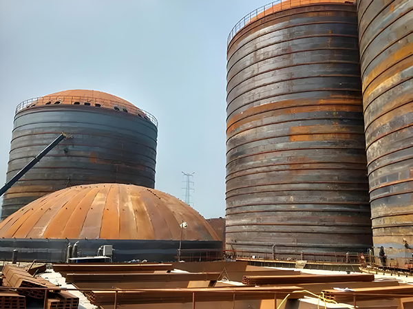 长岭焦粉钢板仓